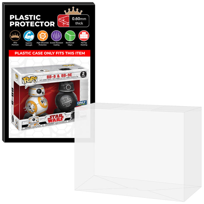 Pop Protector for 2 Pack BB-8 & BB-9E Funko Pop - Just $13.99! Shop now at Retro Gaming of Denver