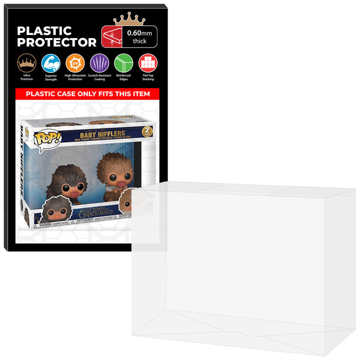 Pop Protector for 2 Pack Baby Nifflers Brown & Tan Funko Pop - Just $13.99! Shop now at Retro Gaming of Denver