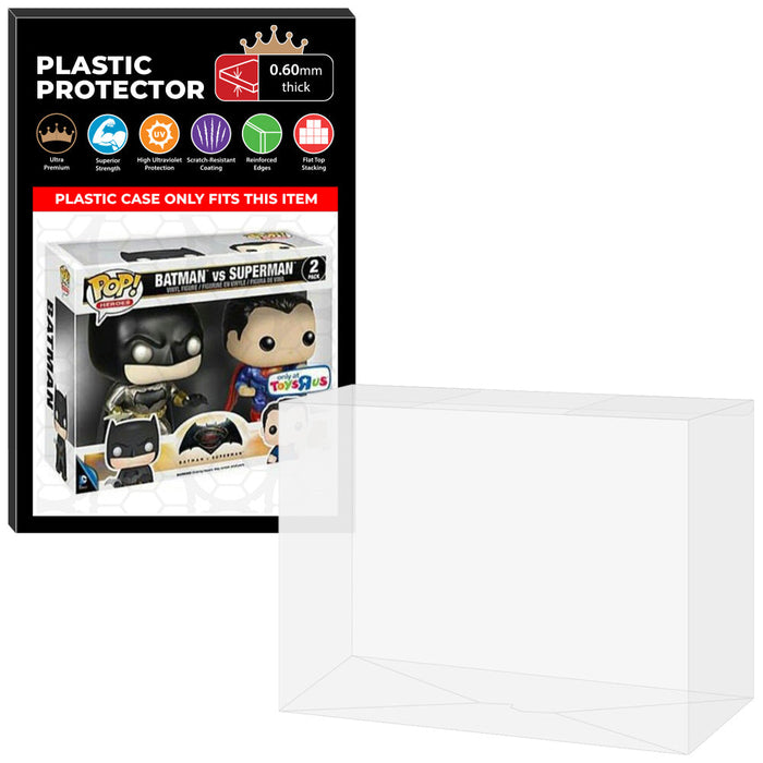 Pop Protector for 2 Pack Batman vs Superman Dawn of Justice Metallic Funko Pop - Just $13.99! Shop now at Retro Gaming of Denver