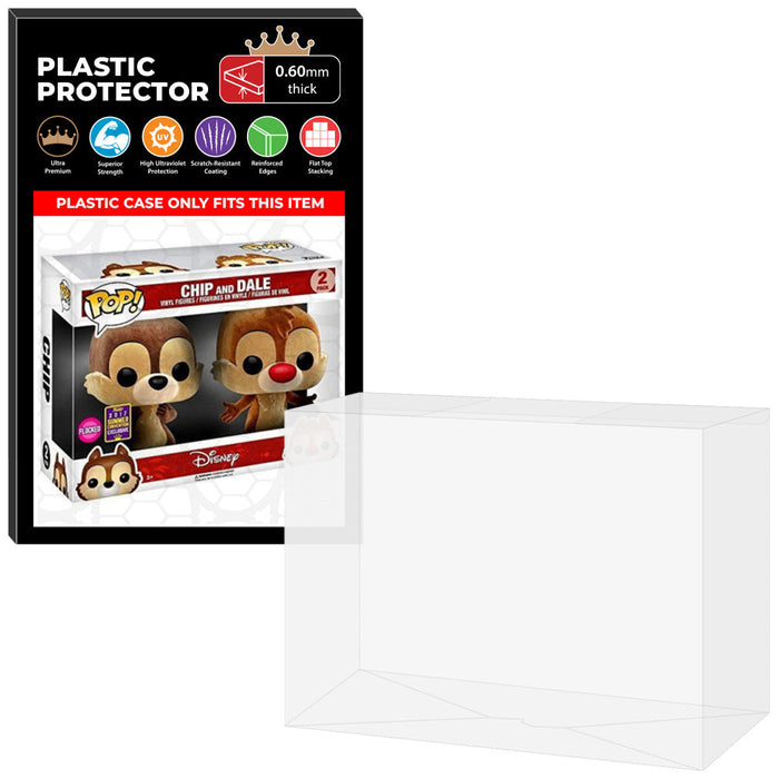 Pop Protector for 2 Pack Chip & Dale Flocked SDCC Funko Pop - Just $13.99! Shop now at Retro Gaming of Denver