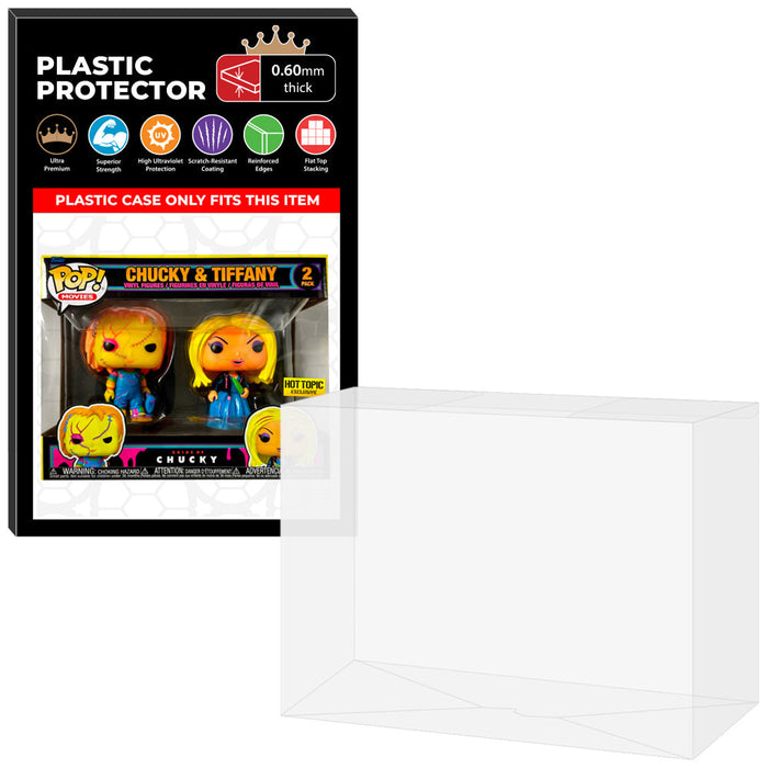 Pop Protector for 2 Pack Chucky & Tiffany Blacklight Funko Pop - Just $13.99! Shop now at Retro Gaming of Denver