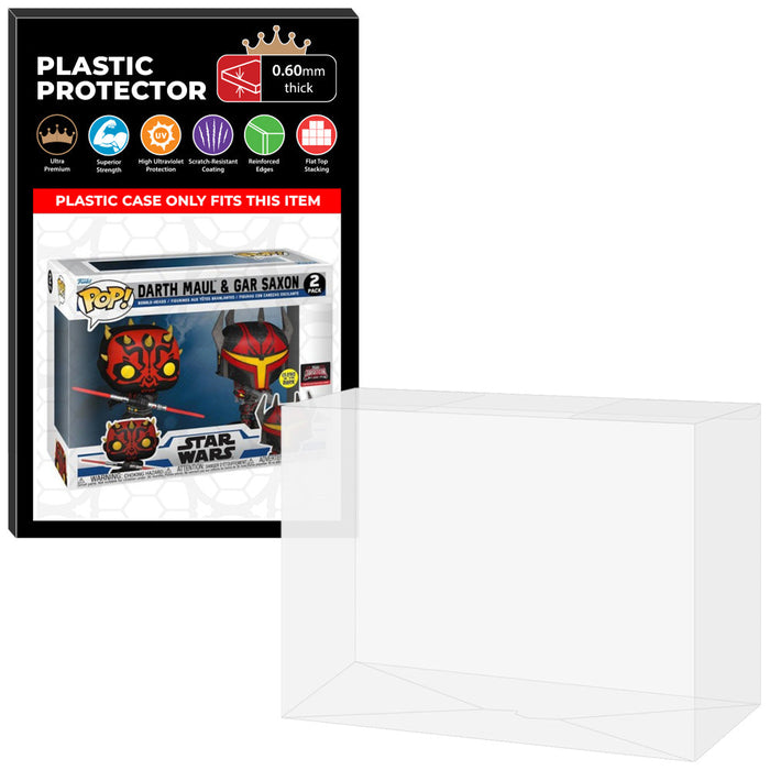 Pop Protector for 2 Pack Darth Maul & Gar Saxon Glow Funko Pop - Just $13.99! Shop now at Retro Gaming of Denver