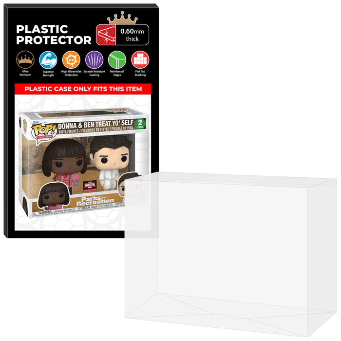 Pop Protector for 2 Pack Donna & Ben Treat Yo' Self Funko Pop - Just $13.99! Shop now at Retro Gaming of Denver