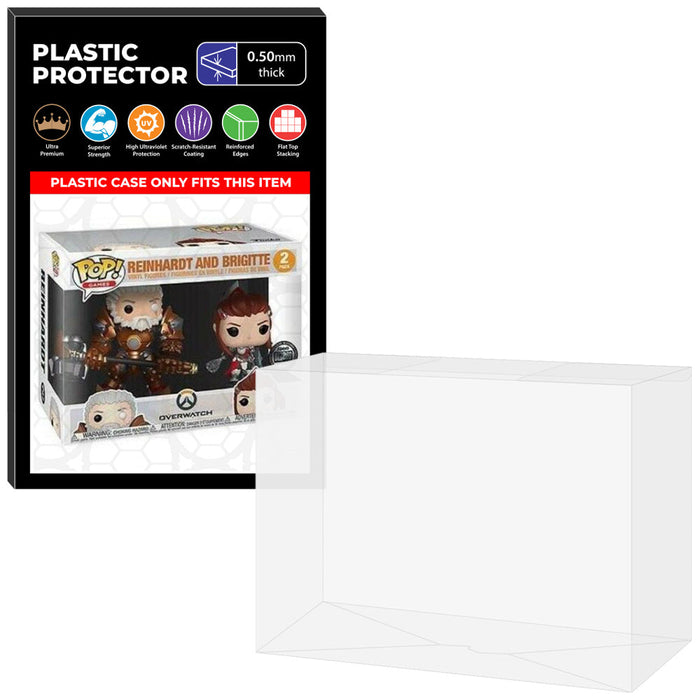 Pop Protector for 2 Pack Reinhardt & Brigitte Funko Pop - Just $13.99! Shop now at Retro Gaming of Denver