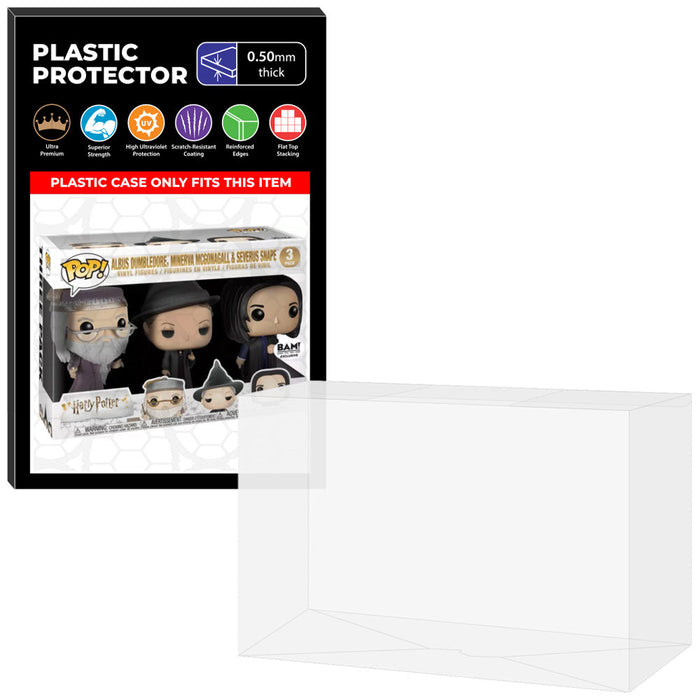 Pop Protector for 3 Pack Albus Dumbledore, Minerva McGonagall & Snape Funko Pop - Just $13.99! Shop now at Retro Gaming of Denver