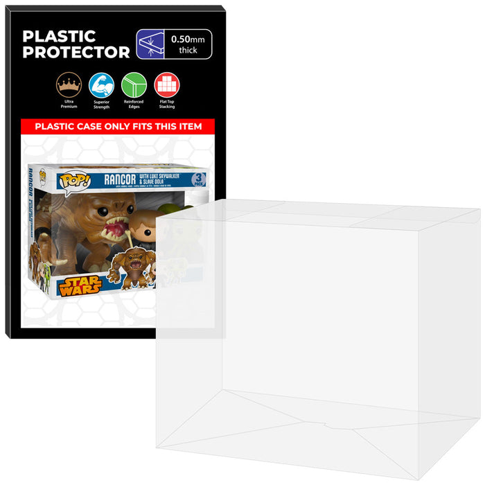 Pop Protector for 3 Pack Rancor with Luke Skywalker & Slave Oola Funko Pop - Just $16.99! Shop now at Retro Gaming of Denver