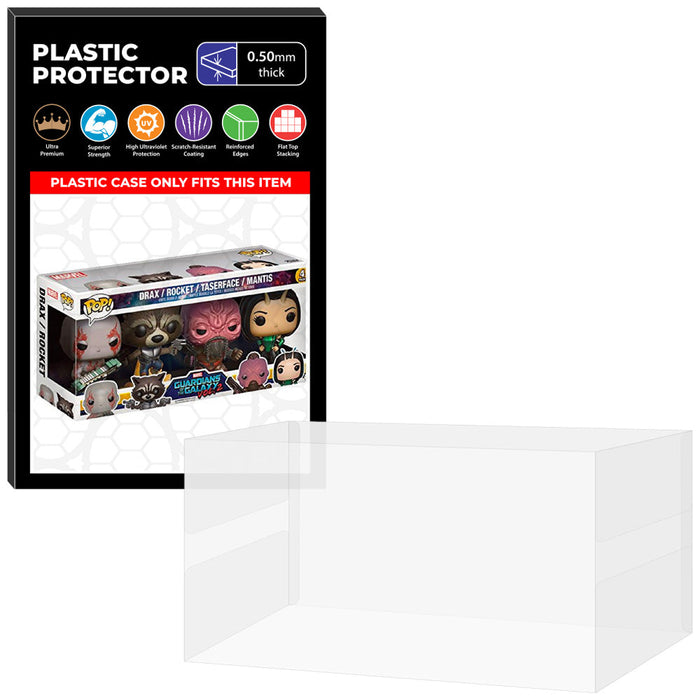 Pop Protector for 4 Pack Drax, Rocket, Taserface & Mantis Funko Pop - Just $13.99! Shop now at Retro Gaming of Denver