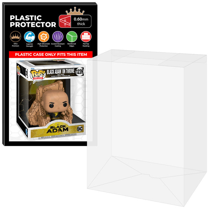 Pop Protector for Black Adam on Throne #1239 Funko Pop Deluxe - for just $13.99! 