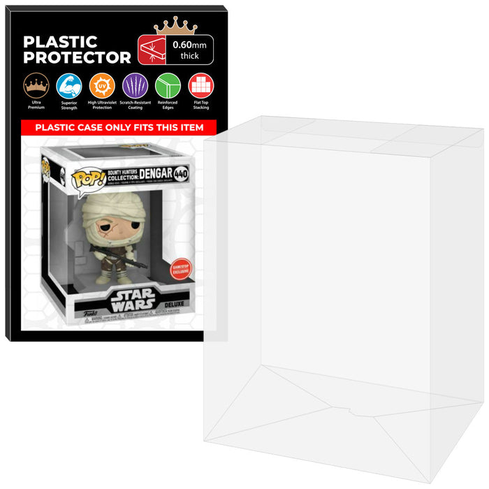 Pop Protector for Bounty Hunters Collection Boba Fett #436 Funko Pop Deluxe - for just $13.99! 