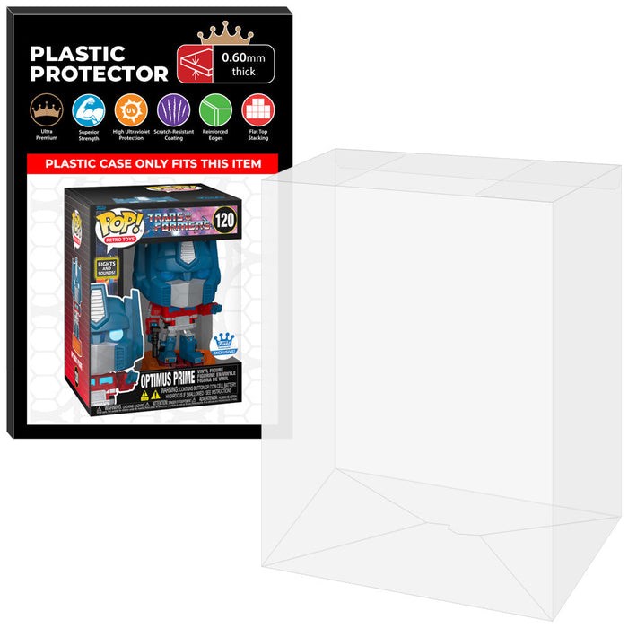 Pop Protector for Optimus Prime Lights & Sound #120 Funko Pop Deluxe - Just $13.99! Shop now at Retro Gaming of Denver