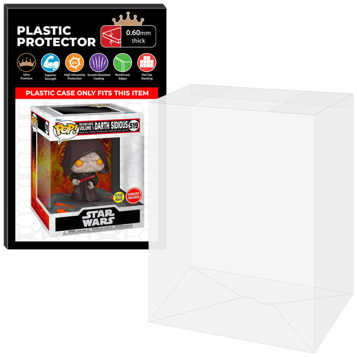 Pop Protector for Red Saber Series Volume 1 Savage Opress #521 Funko Pop Deluxe - for just $13.99! 