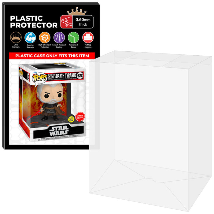Pop Protector for Red Saber Series Volume 1 Savage Opress #521 Funko Pop Deluxe - for just $13.99! 