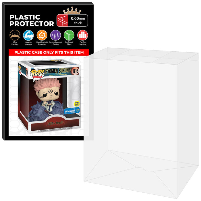 Pop Protector for Ryomen Sukuna Glow #1116 Funko Pop Deluxe - for just $13.99! 