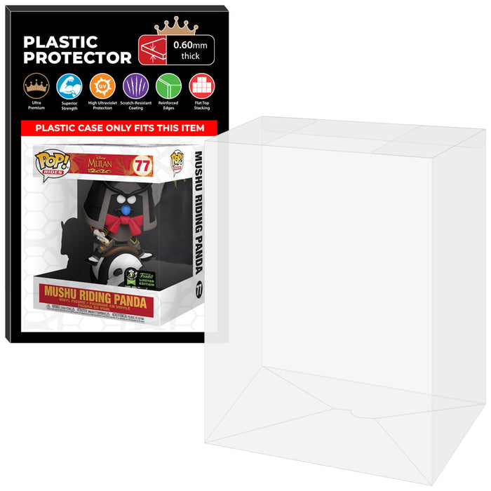 Pop Protector for Mushu Riding Panda ECCC #77 Funko Pop Rides - Just $13.99! Shop now at Retro Gaming of Denver