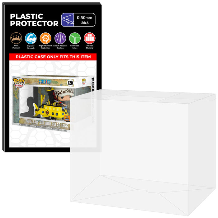 Pop Protector for One Piece Trafalgar Law with Polar Tang #120 Funko Pop Rides - for just $13.99! 