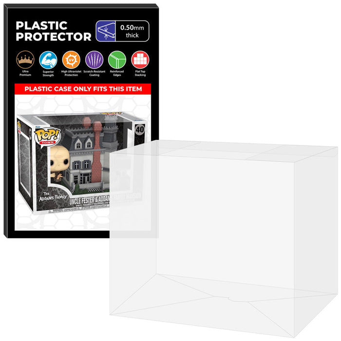 Pop Protector for Uncle Fester & Addams Family Mansion #40 Funko Pop Town - Just $13.99! Shop now at Retro Gaming of Denver