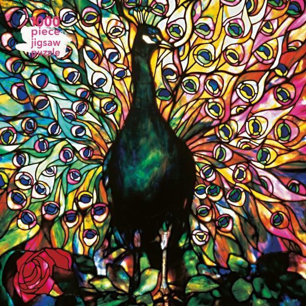 Displaying Peacock by Louis C. Tiffany 1000 Piece Jigsaw Puzzle Flame Tree - for just $19.99! 