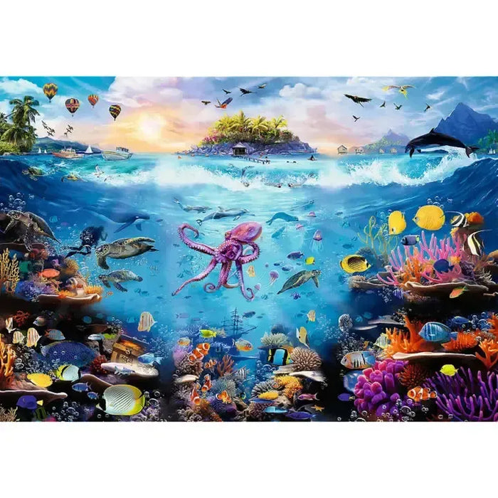Dive into Underwater Paradise 13500 Piece Jigsaw Puzzle Trefl - for just $119.99! 