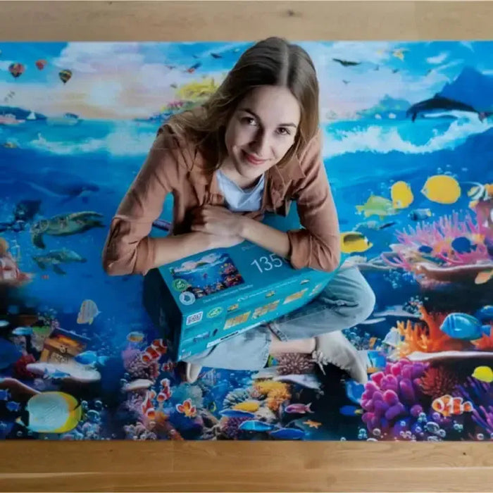Dive into Underwater Paradise 13500 Piece Jigsaw Puzzle Trefl - for just $119.99! 