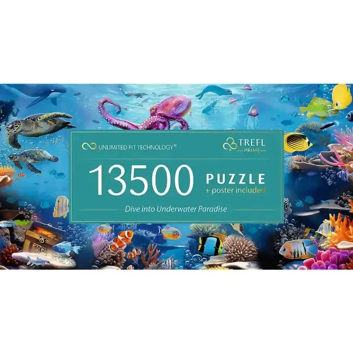 Dive into Underwater Paradise 13500 Piece Jigsaw Puzzle Trefl - for just $119.99! 
