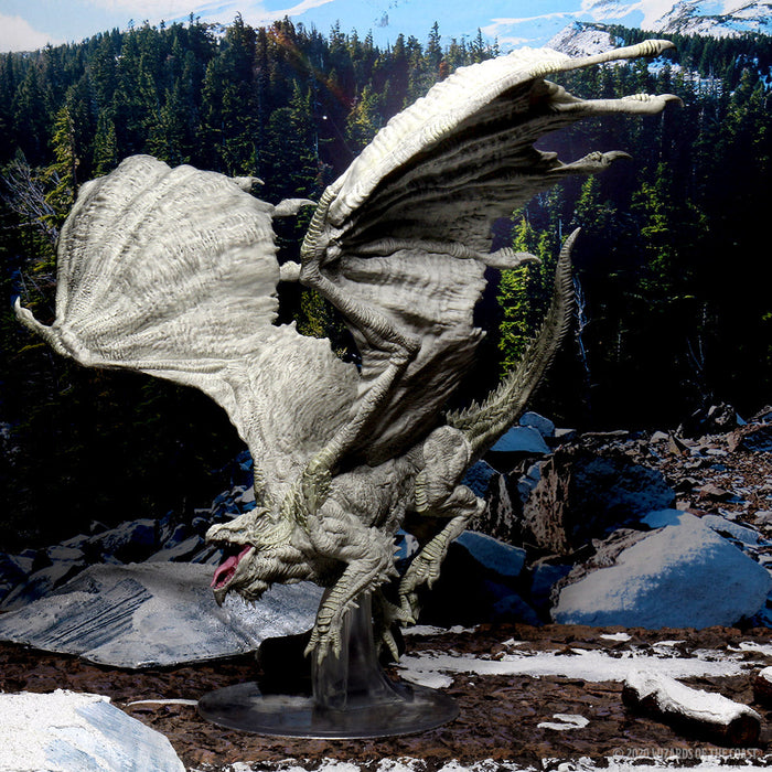 D&D: Icons of the Realms - Adult White Dragon Premium Figure - for just $69.99! 