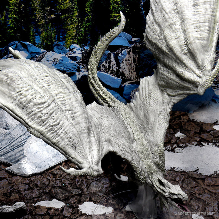 D&D: Icons of the Realms - Adult White Dragon Premium Figure - for just $69.99! 