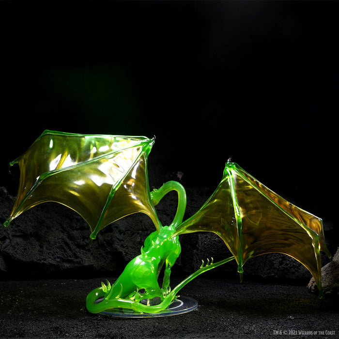 D&D: Icons of the Realms - Adult Emerald Dragon Premium Figure - for just $99.99! 