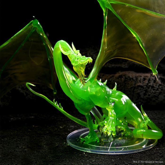 D&D: Icons of the Realms - Adult Emerald Dragon Premium Figure - for just $99.99! 