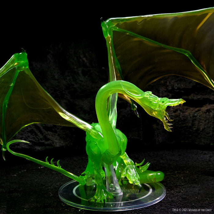 D&D: Icons of the Realms - Adult Emerald Dragon Premium Figure - for just $99.99! 