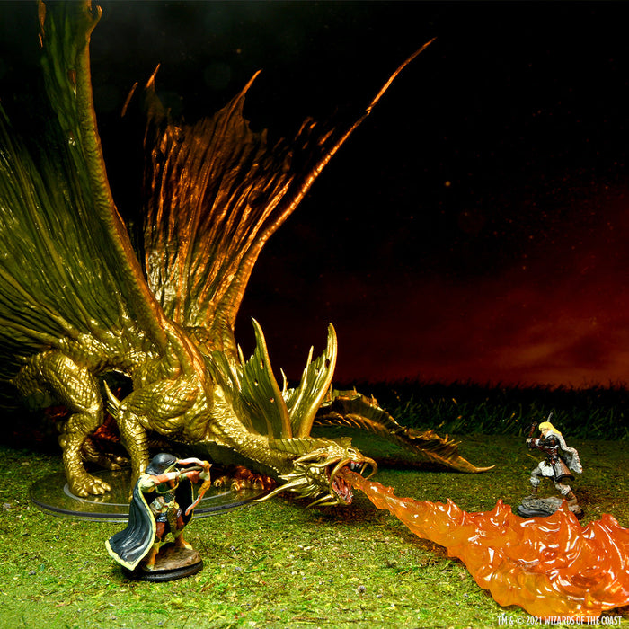 D&D: Icons of the Realms - Adult Gold Dragon Premium Figure - for just $99.99! 