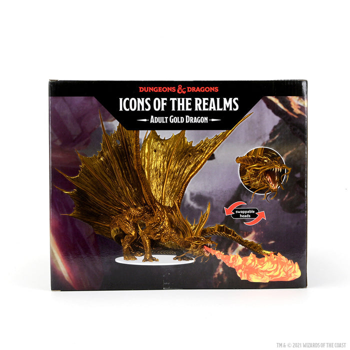 D&D: Icons of the Realms - Adult Gold Dragon Premium Figure - for just $99.99! 