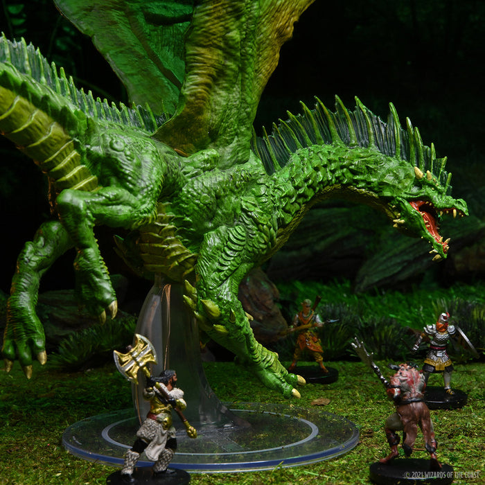 D&D: Icons of the Realms - Adult Green Dragon Premium Figure - for just $99.99! 