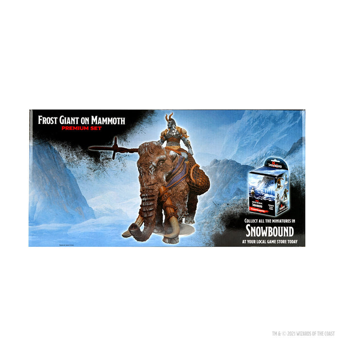 D&D: Icons of the Realms - Snowbound: Frost Giant and Mammoth (Premium Set) - for just $79.99! 