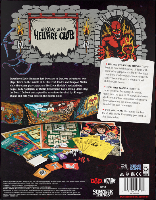Dungeons & Dragons: Stranger Things - Welcome to the Hellfire Club - for just $49.99! 