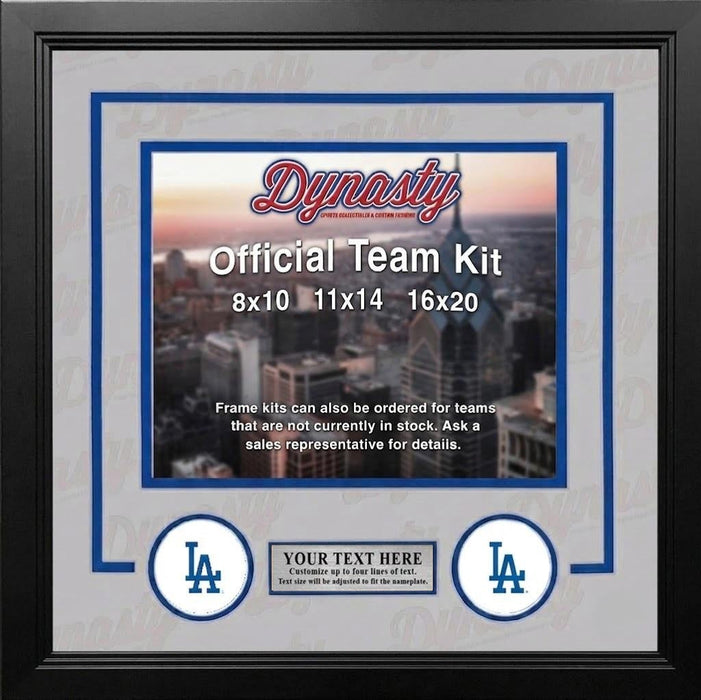 Los Angeles Dodgers Custom MLB Baseball 8x10 Picture Frame Kit (Multiple Colors) - for just $36.99! 