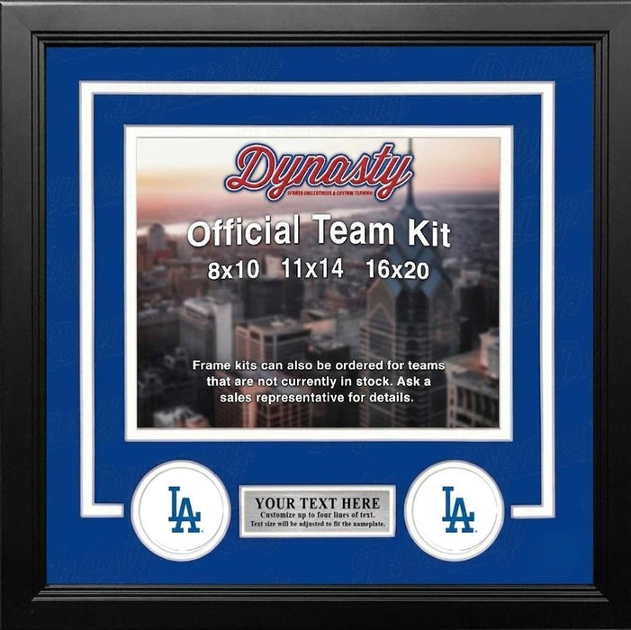 Los Angeles Dodgers Custom MLB Baseball 8x10 Picture Frame Kit (Multiple Colors) - for just $36.99! 