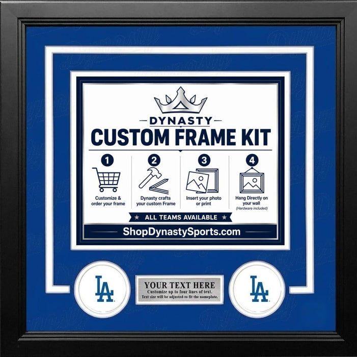 Los Angeles Dodgers Custom MLB Baseball 16x20 Picture Frame Kit (Multiple Colors) - for just $62.99! 