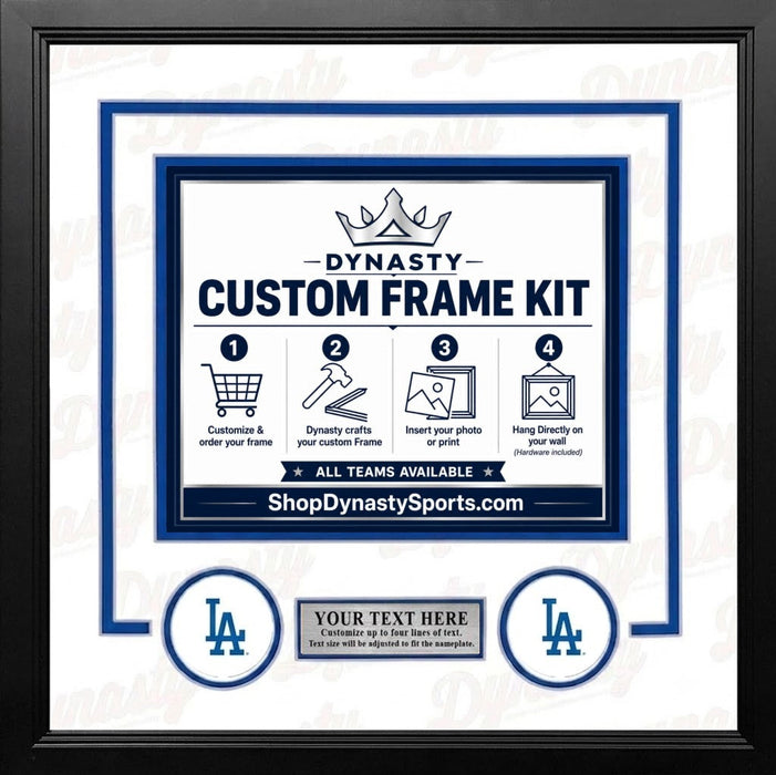 Los Angeles Dodgers Custom MLB Baseball 16x20 Picture Frame Kit (Multiple Colors) - for just $62.99! 