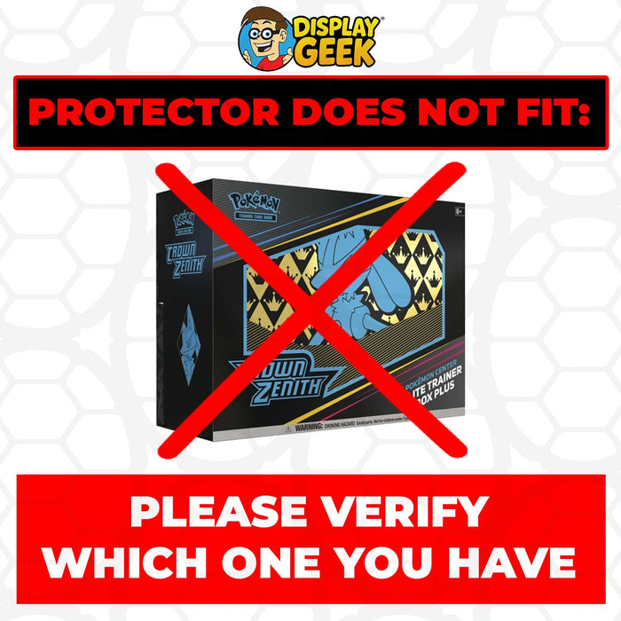 Plastic Protector for Pokemon TCG 2023 Crown Zenith Lucario ETB Elite Trainer Box - for just $13.99! 