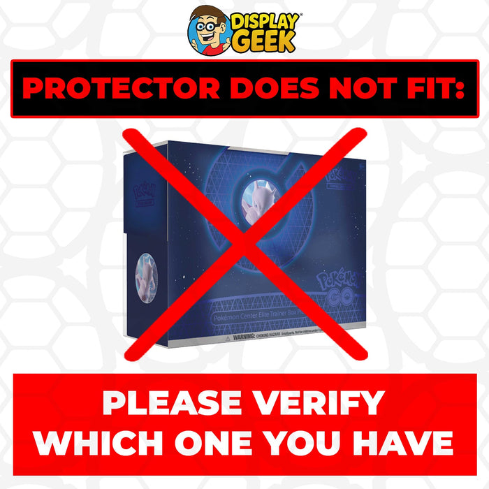 Plastic Protector for Pokemon TCG 2022 Sword & Shield Pokemon Go Mewtwo ETB Elite Trainer Box - for just $13.99! 