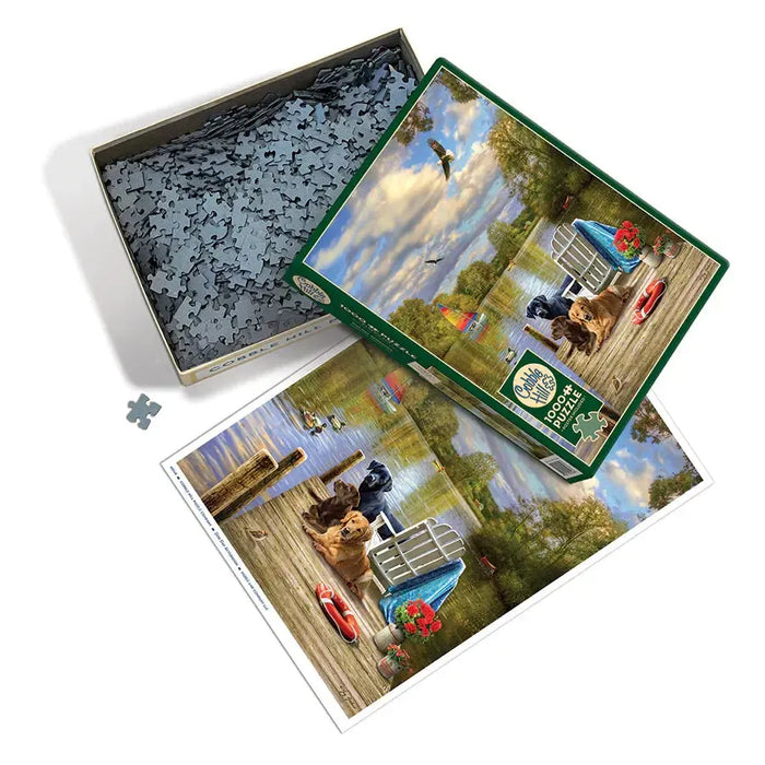 Dog Day Afternoon 1000 Piece Jigsaw Puzzle Cobble Hill - for just $19.99! 