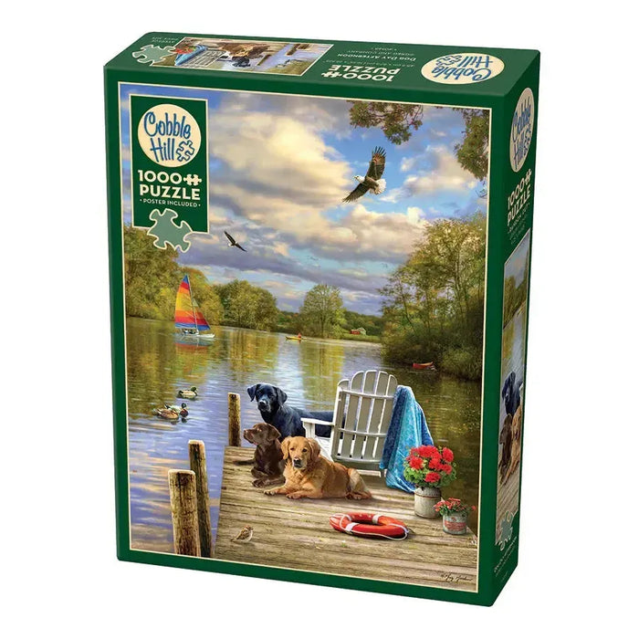 Dog Day Afternoon 1000 Piece Jigsaw Puzzle Cobble Hill - for just $20.99! 