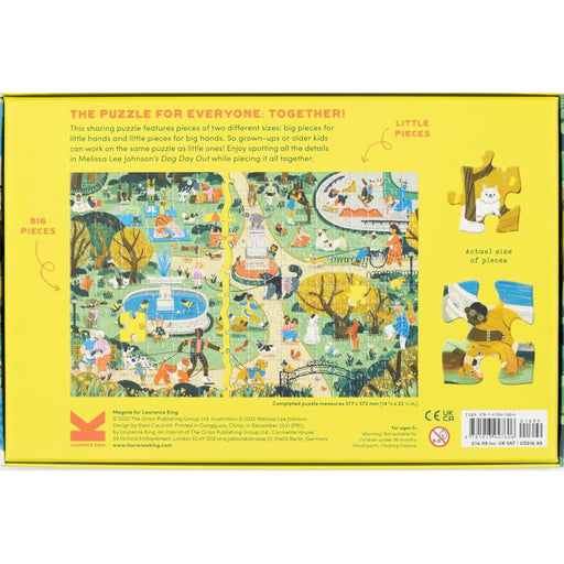 Dog Day Out 180 Piece Sharing Jigsaw Puzzle Laurence King - for just $17.99! 