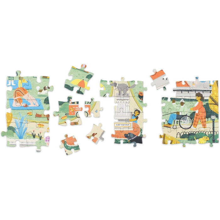 Dog Day Out 180 Piece Sharing Jigsaw Puzzle Laurence King - for just $17.99! 