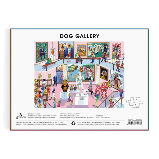 Dog Gallery 1000 Piece Jigsaw Puzzle Galison - for just $19.99! 