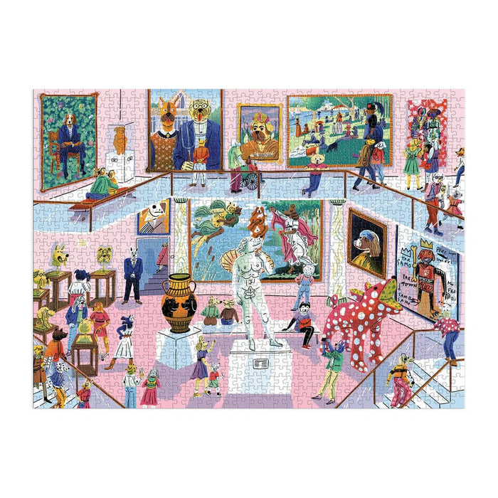 Dog Gallery 1000 Piece Jigsaw Puzzle Galison - for just $19.99! 