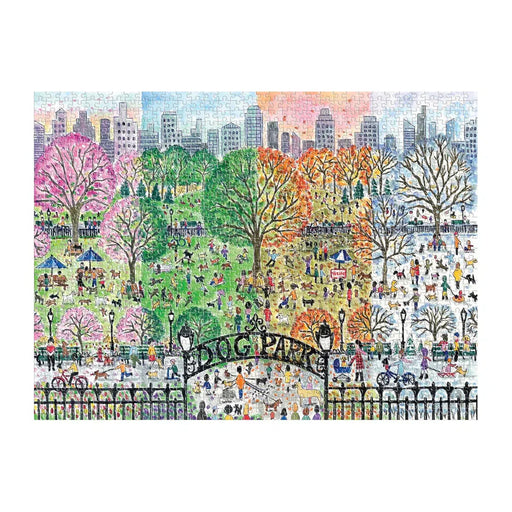 Dog Park in Four Seasons 1000 Piece Jigsaw Puzzle Galison - for just $19.99! 