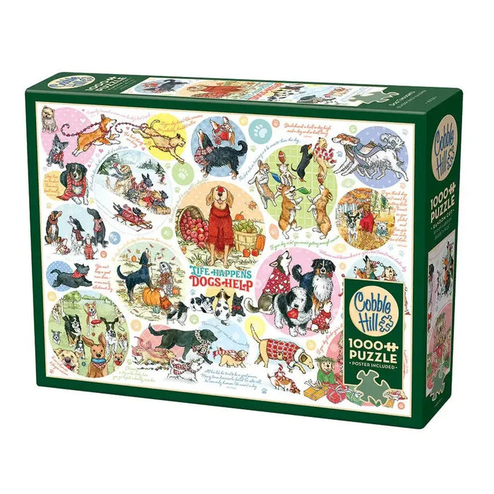 Dog Thoughts 1000 Piece Jigsaw Puzzle Cobble Hill - for just $19.99! 