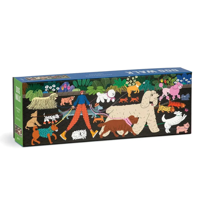 Dog Walk 1000 Piece Panoramic Jigsaw Puzzle Galison - for just $19.99! 