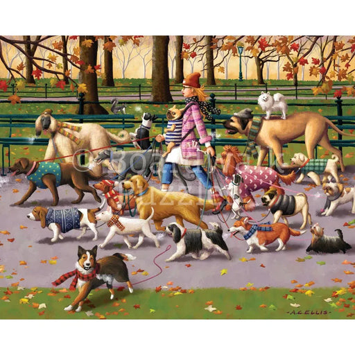 Dog Walker 1000 Piece Jigsaw Puzzle Boardwalk - for just $23.99! 